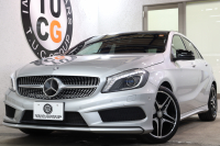 メルセデスベンツ Aクラス A180ｽﾎﾟｰﾂ AMGﾚｻﾞｰｴｸｽｸﾙｰｼﾌﾞ&ﾚｰﾀﾞｰｾｰﾌﾃｨ&ﾅｲﾄPKG+　中期 ｷｰﾚｽｺﾞｰ 黒本革 ﾊﾟﾉﾗﾏSR HDDﾅﾋﾞTV BT音楽 ﾊﾞｯｸｶﾒﾗ PTS ｷｾﾉﾝ AMGｴｱﾛ&18AW 7AT　2年保証