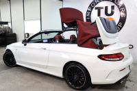 AMG Cクラス C43 4MATIC ｶﾌﾞﾘｵﾚ ﾚｰﾀﾞｰｾｰﾌﾃｨPKG　後期 赤本革 ｴｱｽｶｰﾌ ﾍｯﾄﾞｱｯﾌﾟD HDDﾅﾋﾞTV ｽﾏﾎ連携 ﾌﾞﾙﾒｽﾀｰ ﾊﾞｯｸｶﾒﾗ PTS LEDﾗｲﾄ AMG専用装備&ﾁｭｰﾆﾝｸﾞﾀﾞｲﾅﾐｯｸｾﾚｸﾄ ﾊﾟﾅﾒﾘｶｰﾅｸﾞﾘﾙ 赤幌 9AT　2年保証