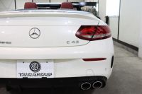 AMG Cクラス C43 4MATIC ｶﾌﾞﾘｵﾚ ﾚｰﾀﾞｰｾｰﾌﾃｨPKG　後期 赤本革 ｴｱｽｶｰﾌ ﾍｯﾄﾞｱｯﾌﾟD HDDﾅﾋﾞTV ｽﾏﾎ連携 ﾌﾞﾙﾒｽﾀｰ ﾊﾞｯｸｶﾒﾗ PTS LEDﾗｲﾄ AMG専用装備&ﾁｭｰﾆﾝｸﾞﾀﾞｲﾅﾐｯｸｾﾚｸﾄ ﾊﾟﾅﾒﾘｶｰﾅｸﾞﾘﾙ 赤幌 9AT　2年保証