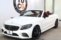 AMG Cクラス C43 4MATIC ｶﾌﾞﾘｵﾚ ﾚｰﾀﾞｰｾｰﾌﾃｨPKG　後期 赤本革 ｴｱｽｶｰﾌ ﾍｯﾄﾞｱｯﾌﾟD HDDﾅﾋﾞTV ｽﾏﾎ連携 ﾌﾞﾙﾒｽﾀｰ ﾊﾞｯｸｶﾒﾗ PTS LEDﾗｲﾄ AMG専用装備&ﾁｭｰﾆﾝｸﾞﾀﾞｲﾅﾐｯｸｾﾚｸﾄ ﾊﾟﾅﾒﾘｶｰﾅｸﾞﾘﾙ 赤幌 9AT　2年保証