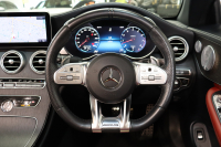 AMG Cクラス C43 4MATIC ｶﾌﾞﾘｵﾚ ﾚｰﾀﾞｰｾｰﾌﾃｨPKG　後期 赤本革 ｴｱｽｶｰﾌ ﾍｯﾄﾞｱｯﾌﾟD HDDﾅﾋﾞTV ｽﾏﾎ連携 ﾌﾞﾙﾒｽﾀｰ ﾊﾞｯｸｶﾒﾗ PTS LEDﾗｲﾄ AMG専用装備&ﾁｭｰﾆﾝｸﾞﾀﾞｲﾅﾐｯｸｾﾚｸﾄ ﾊﾟﾅﾒﾘｶｰﾅｸﾞﾘﾙ 赤幌 9AT　2年保証
