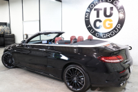 AMG Cクラス C43 4MATIC ｶﾌﾞﾘｵﾚ ﾚｰﾀﾞｰｾｰﾌﾃｨPKG　後期 赤本革 ｴｱｽｶｰﾌ ﾍｯﾄﾞｱｯﾌﾟD HDDﾅﾋﾞTV ｽﾏﾎ連携 ﾌﾞﾙﾒｽﾀｰ ﾊﾞｯｸｶﾒﾗ PTS LEDﾗｲﾄ AMG専用装備&ﾁｭｰﾆﾝｸﾞﾀﾞｲﾅﾐｯｸｾﾚｸﾄ ﾊﾟﾅﾒﾘｶｰﾅｸﾞﾘﾙ 赤幌 9AT　2年保証