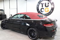 AMG Cクラス C43 4MATIC ｶﾌﾞﾘｵﾚ ﾚｰﾀﾞｰｾｰﾌﾃｨPKG　後期 赤本革 ｴｱｽｶｰﾌ ﾍｯﾄﾞｱｯﾌﾟD HDDﾅﾋﾞTV ｽﾏﾎ連携 ﾌﾞﾙﾒｽﾀｰ ﾊﾞｯｸｶﾒﾗ PTS LEDﾗｲﾄ AMG専用装備&ﾁｭｰﾆﾝｸﾞﾀﾞｲﾅﾐｯｸｾﾚｸﾄ ﾊﾟﾅﾒﾘｶｰﾅｸﾞﾘﾙ 赤幌 9AT　2年保証