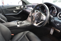 メルセデスベンツ Cクラス C200ｽﾃｰｼｮﾝﾜｺﾞﾝ AVG AMGﾗｲﾝ ﾚｰﾀﾞｰｾｰﾌﾃｨPKG　BSG搭載 後期 ｷｰﾚｽｺﾞｰ 黒革 HDDﾅﾋﾞTV ｽﾏﾎ連携 ﾊﾞｯｸｶﾒﾗ PTS LEDﾗｲﾄ 自動Rｹﾞｰﾄ AMGｴｱﾛ&18AW ﾀﾞｲﾅﾐｯｸS ｴｱｻｽ 9AT　2年保証