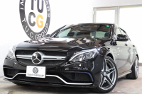AMG Cクラス C63 ｴｸｽｸﾙｰｼﾌﾞ&ﾚｰﾀﾞｰｾｰﾌﾃｨPKG　ｷｰﾚｽｺﾞｰ 黒本革 ﾊﾟﾉﾗﾏSR ﾍｯﾄﾞｱｯﾌﾟD HDDﾅﾋﾞTV BT音楽 ﾌﾞﾙﾒｽﾀｰ ﾊﾞｯｸｶﾒﾗ PTS LEDﾗｲﾄ ﾊﾝｽﾞﾌﾘｰA AMG専用装備&ﾁｭｰﾆﾝｸﾞﾀﾞｲﾅﾐｯｸｾﾚｸﾄ　2年保証