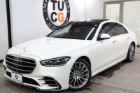 メルセデスベンツ Sクラス S500ﾛﾝｸﾞ 4MATIC AMGﾗｲﾝ&ﾚｰﾀﾞｰｾｰﾌﾃｨPKG　ISG搭載 1ｵｰﾅｰ ｷｰﾚｽｺﾞｰ 黒本革 ﾍﾞﾝﾁﾚｰﾀｰ ﾊﾟﾉﾗﾏSR HUD MBUXﾅﾋﾞTV ｽﾏﾎ連携 ﾌﾞﾙﾒｽﾀｰ 360ｶﾒﾗ PTS LEDﾗｲﾄ ﾊﾝｽﾞﾌﾘｰA AMGｴｱﾛ&20AW ｴｱｻｽ ﾘｱｱｸｽﾙ 9AT　2年保証