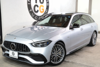 AMG Cクラス C43 ｽﾃｰｼｮﾝﾜｺﾞﾝ 4MATIC AMGﾅｲﾄ&ﾚｰﾀﾞｰｾｰﾌﾃｨPKG　BSG搭載 ｷｰﾚｽｺﾞｰ 茶/黒本革 ﾍﾞﾝﾁﾚｰﾀｰ ﾊﾟﾉﾗﾏSR ﾍｯﾄﾞｱｯﾌﾟD MBUXﾅﾋﾞTV ｽﾏﾎ連携 ﾌﾞﾙﾒｽﾀｰ 360ｶﾒﾗ PTS LEDﾗｲﾄ 自動ﾄﾗﾝｸ AMG専用装備&ﾁｭｰﾆﾝｸﾞ 9AT ﾘｱｱｸｽﾙｽﾃｱ　2年保証