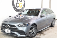 メルセデスベンツ Cクラス C220d ｽﾃｰｼｮﾝﾜｺﾞﾝ AVG AMGﾗｲﾝ ﾚｻﾞｰｴｸｽｸﾙｰｼﾌﾞ&ﾍﾞｰｼｯｸ&ﾚｰﾀﾞｰｾｰﾌﾃｨPKG　ISG搭載 ｷｰﾚｽｺﾞｰ 黒本革 ﾍｯﾄﾞｱｯﾌﾟD MBUXﾅﾋﾞTV&ARﾅﾋﾞ ｽﾏﾎ連携 360ｶﾒﾗ PTS LEDﾗｲﾄ ﾊﾝｽﾞﾌﾘｰA AMGｴｱﾛ&18AW 9AT 希少色ｾﾚﾅｲﾄｸﾞﾚｰ　2年保証