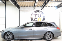 メルセデスベンツ Cクラス C220d ｽﾃｰｼｮﾝﾜｺﾞﾝ AVG AMGﾗｲﾝ ﾚｻﾞｰｴｸｽｸﾙｰｼﾌﾞ&ﾍﾞｰｼｯｸ&ﾚｰﾀﾞｰｾｰﾌﾃｨPKG　ISG搭載 ｷｰﾚｽｺﾞｰ 黒本革 ﾍｯﾄﾞｱｯﾌﾟD MBUXﾅﾋﾞTV&ARﾅﾋﾞ ｽﾏﾎ連携 360ｶﾒﾗ PTS LEDﾗｲﾄ ﾊﾝｽﾞﾌﾘｰA AMGｴｱﾛ&18AW 9AT 希少色ｾﾚﾅｲﾄｸﾞﾚｰ　2年保証