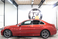 メルセデスベンツ Cクラス C200 ﾛｰﾚｳｽｴﾃﾞｨｼｮﾝ ｽﾎﾟｰﾂﾌﾟﾗｽ&ﾚｰﾀﾞｰｾｰﾌﾃｨPKG　特別仕様車 BSG搭載 後期 ｷｰﾚｽｺﾞｰ 黒革 ｼｰﾄﾋｰﾀｰ ﾍｯﾄﾞｱｯﾌﾟD HDDﾅﾋﾞTV ｽﾏﾎ連携 Bｶﾒﾗ PTS LEDﾗｲﾄ ﾊﾝｽﾞﾌﾘｰA AMGｴｱﾛ&18AW ｴｱｻｽ 9AT 希少色ﾋﾔｼﾝｽﾚｯﾄﾞ　2年保証