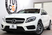 AMG GLA GLA45 4MATIC AMGﾚｻﾞｰｴｸｽｸﾙｰｼﾌﾞ&AMGｶｰﾎﾞﾝ&ﾍﾞｰｼｯｸ&ﾚｰﾀﾞｰｾｰﾌﾃｨPKG　中期 ｷｰﾚｽｺﾞｰ 黒本革 HDDﾅﾋﾞTV ﾊﾞｯｸｶﾒﾗ PTS ｷｾﾉﾝﾗｲﾄ 自動Rｹﾞｰﾄ AMG専用装備&ﾁｭｰﾆﾝｸﾞ AMGｴｱﾛ&19AW 7AT　2年保証