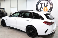 AMG Cクラス C43 ｽﾃｰｼｮﾝﾜｺﾞﾝ 4MATIC AMGﾅｲﾄ&ﾚｰﾀﾞｰｾｰﾌﾃｨPKG　BSG搭載 ｷｰﾚｽｺﾞｰ 茶/黒本革 ﾍﾞﾝﾁﾚｰﾀｰ ﾊﾟﾉﾗﾏSR ﾍｯﾄﾞｱｯﾌﾟD MBUXﾅﾋﾞTV ｽﾏﾎ連携 ﾌﾞﾙﾒｽﾀｰ 360ｶﾒﾗ PTS LEDﾗｲﾄ 自動Rｹﾞｰﾄ AMG専用装備&ﾁｭｰﾆﾝｸﾞ 9AT ﾘｱｱｸｽﾙｽﾃｱ　2年保証