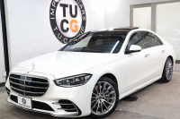 メルセデスベンツ Sクラス S500 4MATIC AMGﾗｲﾝ ﾚｻﾞｰｴｸｽｸﾙｰｼﾌﾞ&ﾍﾞｰｼｯｸ&ﾚｰﾀﾞｰｾｰﾌﾃｨPKG　ISG搭載 ｷｰﾚｽｺﾞｰ 黒本革 ﾍﾞﾝﾁﾚｰﾀｰ ﾊﾟﾉﾗﾏSR ﾍｯﾄﾞｱｯﾌﾟD MBUXﾅﾋﾞTV ｽﾏﾎ連携 ﾌﾞﾙﾒｽﾀｰ 360ｶﾒﾗ PTS LEDﾗｲﾄ ﾊﾝｽﾞﾌﾘｰA AMGｴｱﾛ&20AW ﾜｲﾔﾚｽ充電 9AT　2年保証