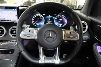 AMG GLC GLC43 4MATIC ﾚｻﾞｰｴｸｽｸﾙｰｼﾌﾞ&ﾚｰﾀﾞｰｾｰﾌﾃｨPKG　後期 ｷｰﾚｽｺﾞｰ 黒本革 ﾊﾟﾉﾗﾏSR HUD MBUXﾅﾋﾞTV BT音楽 360ｶﾒﾗ PTS LEDﾗｲﾄ 自動Rｹﾞｰﾄ AMG専用装備&ﾁｭｰﾆﾝｸﾞ 9AT　2年保証