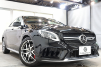 AMG GLA GLA45 4MATIC ﾚｰﾀﾞｰｾｰﾌﾃｨPKG　後期 ｷｰﾚｽｺﾞｰ 黒本革 SR HDDﾅﾋﾞTV ｽﾏﾎ連携 ﾊﾞｯｸｶﾒﾗ PTS LEDﾍｯﾄﾞﾗｲﾄ 自動Rｹﾞｰﾄ&ﾊﾝｽﾞﾌﾘｰA AMG専用装備&ﾁｭｰﾆﾝｸﾞ AMGｴｱﾛ&19AW 7AT　2年保証