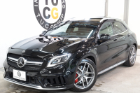 AMG GLA GLA45 4MATIC ﾚｰﾀﾞｰｾｰﾌﾃｨPKG　後期 ｷｰﾚｽｺﾞｰ 黒本革 SR HDDﾅﾋﾞTV ｽﾏﾎ連携 ﾊﾞｯｸｶﾒﾗ PTS LEDﾍｯﾄﾞﾗｲﾄ 自動Rｹﾞｰﾄ&ﾊﾝｽﾞﾌﾘｰA AMG専用装備&ﾁｭｰﾆﾝｸﾞ AMGｴｱﾛ&19AW 7AT　2年保証