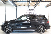 AMG GLE GLE43 4MATIC ﾅｲﾄ&ﾚｰﾀﾞｰｾｰﾌﾃｨPKG　ｷｰﾚｽｺﾞｰ 黒本革 ﾊﾟﾉﾗﾏSR HDDﾅﾋﾞTV ｽﾏﾎ連携 harman/kardon 360ｶﾒﾗ PTS LEDﾗｲﾄ 自動Rｹﾞｰﾄ AMG専用装備&ﾁｭｰﾆﾝｸﾞ ｴｱｻｽ 9AT　2年保証