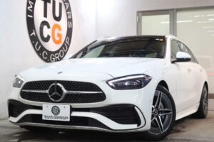 2022y C220d ステーションワゴン AVG AMGライン レザーエクスクルーシブ＆アドバンスド＆レーダーセーフティーパッケージ 513万円入庫！3月31日
