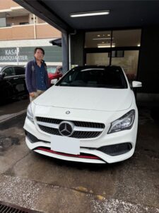 祝ご納車☆メルセデスベンツ CLA250 4MATIC シュポルト　神奈川県　T様