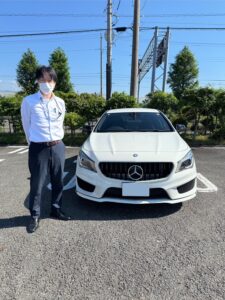 祝ご納車☆ メルセデスベンツCLA180 エディションブラック 山梨県 O様