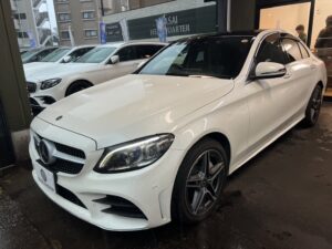 🐬２０１８ｙ　Ｃ２２０ｄアバンギャルドＡＭＧライン　レザーエクスクルーシブＰＫＧ　白