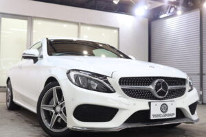 祝ご納車！メルセデスベンツ C180クーペ 白 神奈川県 O様