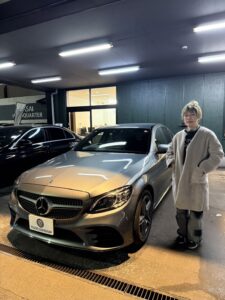 祝ご納車！メルセデスベンツC200レザーエクスクルーシブPKG　東京都O様