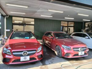 ■２０２１ｙ Ｃ４３ワゴン ４マチック レーダーセーフティパッケージ 赤