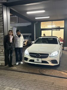 祝ご納車！メルセデスベンツ C180カブリオレ レザーエクスクルーシブPKG白 神奈川県W様