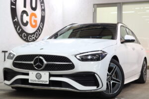 2022y C200ステーションワゴン AVG AMGライン レザーエクスクルーシブ＆ベーシック＆レーダーセーフティPKG 468万円入庫！4月25日