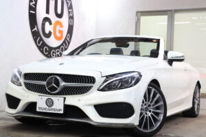 2018y C180カブリオレ スポーツ レザーエクスクルーシブ＆レーダーセーフティPKG 358万円入庫！7月15日