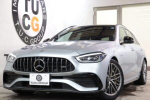 2023y C43 4MATIC ステーションワゴン AMGナイト&レーダーセーフティPKG　655万円入庫！9月16日